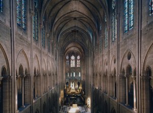巴黎圣母院大教堂，巴黎 4. 1160 年建造，Viollet Le Duc 修复 作者 未知艺术家