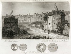 Le jardin aux ours et le theatre Globe sur les quais de Londres 作者 不明