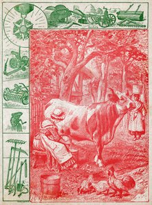 Le lait.牛奶。 作者 尼古拉斯·利兹
