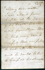 弗洛伦斯-南丁格尔的信，1856年5月 作者 不明
