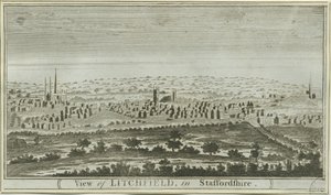 利奇菲尔德-西南景观：版画，nd [c 1780-85] 作者 不明