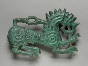 狮子斑块，公元前1000-500年 作者 不明