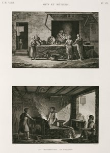 金属，铜 铜匠和铁匠，埃及，c 1798 作者 不明