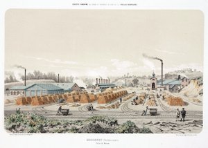 采矿业，金属矿石 锌矿，中性多晶石（Moresnet neutre) 作者 不明