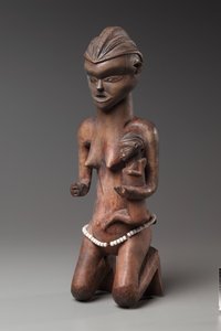 1800年代末-1900年代初的母子图 作者 不明