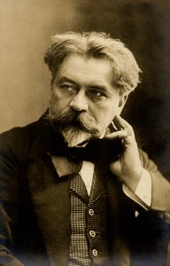 音乐。 匈牙利指挥家亚瑟·尼基什。 照片，德国，约 1900 年（明信片） 作者 未知艺术家