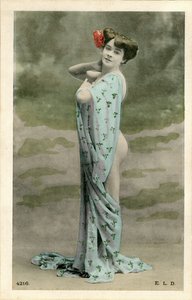 裸女，约 20 世纪初（明信片）