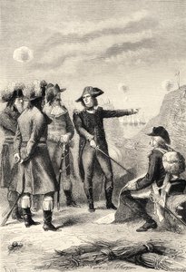 1793 年法国土伦围城时的拿破仑（雕刻） 作者 未知艺术家