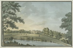 Needwood-Brickley Lodge：水彩画，1786年 作者 不明