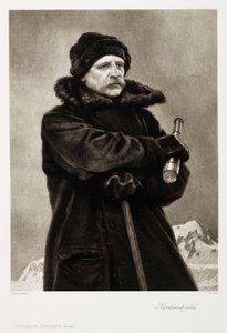 Nils Adolf Erik Nordenskjold，瑞典地质学家和北极探险家，1880 年代 作者 不明