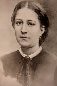 Notre-Dame-des-Victoires大教堂; Louis和Zelie Martin的小教堂; Zelie Martin的画像; 巴黎，法国 作者 不明