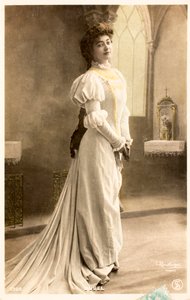 老明信片/Yvonne Dubel (1881-1958)/女演员 作者 未知艺术家