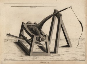 Onager，一种投射石头的弹射器 作者 不明