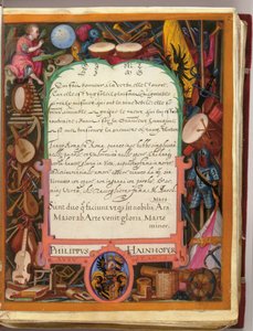 Philipp Hainhofer专辑Amicorum的页面，1596-1633年 作者 不明