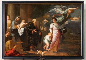 教区教堂（Parochiekerk Onze-Lieve-Vrouw）。 内部的。 绘画。 作者 未知艺术家