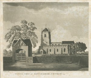 Pattingham教堂：qua刻版画，1796年 作者 不明
