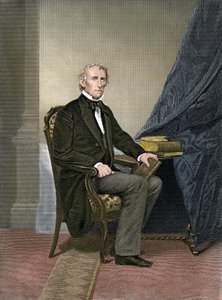 美国总统约翰-泰勒（1790-1862 年）肖像。 作者 未知艺术家
