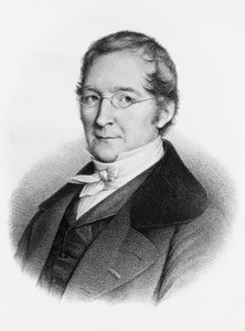 法国化学家和物理学家Joseph-Louis Gay-Lussac（1778-1850）的肖像，版画 作者 未知艺术家