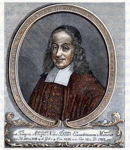 菲利普-雅各布-施佩纳（Philippe Jacques Spener）（1635-1705 年）的肖像 路德神学家虔诚主义（pietism）的创始人 约翰内斯-舍尔（Johannes Scherr）1880 年《日耳曼尼亚》中的雕刻 私人收藏 作者 未知艺术家