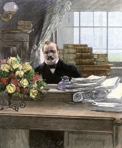 美国总统斯蒂芬-格罗弗-克利夫兰（1837-1908 年）肖像 作者 未知艺术家