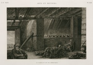 工艺，化学制造盐氨，埃及，c 1798 作者 不明