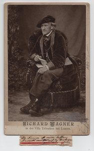 理查德-瓦格纳（1813-1883）（1868 年，照片） 作者 未知艺术家