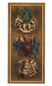 巴黎卢浮宫的洛可可壁板 作者 未知艺术家