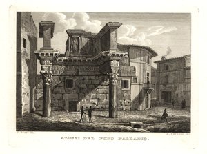 Ruins of the Forum Palladium, Avanzi del Foro Palladio, Rome 作者 不明