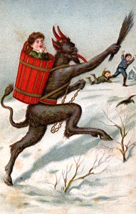Krampus，约 1910 年（明信片） 作者 未知艺术家