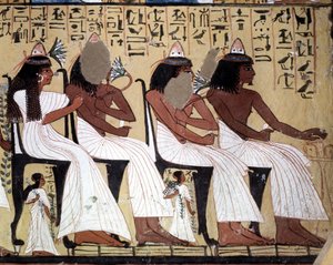 工匠之墓埃及卢克索 Deir El Medineh 遗址的 Sennedjem 陵墓。