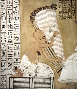 工匠墓（细节），埃及卢克索 Deir El Medineh 遗址。