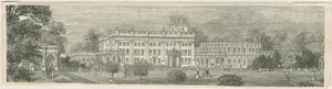 特伦瑟姆·霍尔（Trentham Hall）：木刻版画，[[十九世纪中叶] 作者 不明