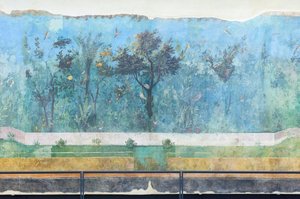Triclinium of the house of Livia, fresco, 20 - 10 BC, national museum of Rome (museo nazionale romano), Rome, Italy 作者 未知艺术家