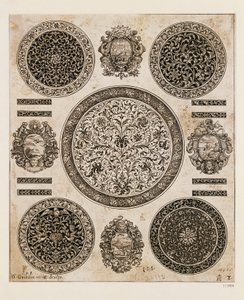 英国，伦敦，手表盒上的装饰画研究 作者 未知艺术家