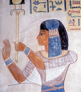 女王谷，拉美塞斯二世的儿子。埃及卢克索遗址。