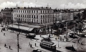 上加龙省图卢兹市让-姚尔斯十字路口的景色 - 明信片 1910 ca 私人收藏 作者 未知艺术家