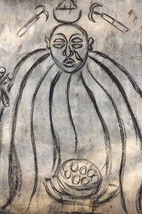 多哥洛美，伏都教神灵 作者 不明