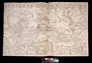约翰·哈塞尔伯格（Johann Haselberg，1514-37 年）和克里斯托夫·泽尔（卒于 1590 年）在纽伦堡绘制的 1529 年土耳其战役挂图 作者 不明
