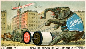 Willimantic Thread - 19 世纪末广告 作者 未知艺术家