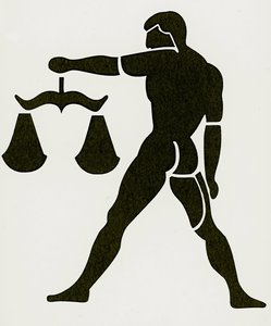 黄道十二宫天秤座 私人收藏 作者 未知艺术家