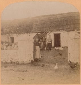 特色住宅，爱尔兰安特里姆郡Ballintoy村，1900年。 作者 安德伍德和安德伍德