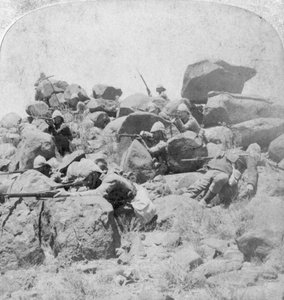 1899年12月18日，第二次布尔战争，在南非莫德河的绝望摊位 作者 安德伍德和安德伍德