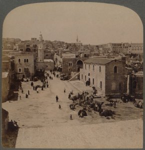 犹太的伯利恒，耶稣的出生地，巴勒斯坦，1896年。