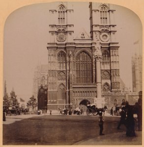 威斯敏斯特大教堂，英国伦敦，1896年。 作者 安德伍德和安德伍德