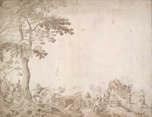 农民郊游 作者 不明