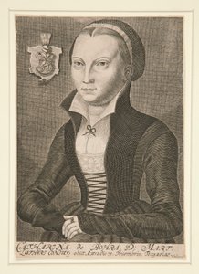 Catharina de Bohra 肖像 D: Mart 作者 不明