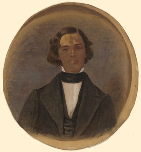约翰-普里特金-诺顿（John Pritkin Norton）肖像，文学硕士，1846 年（1822-1852 年），农业化学教授，1846-1852 年 作者 Unknown