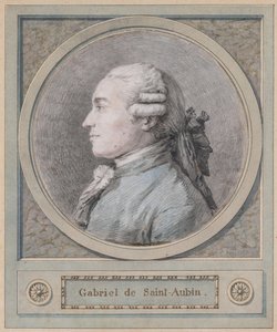 男子肖像，据说是雕塑家克洛迪恩（1738-1814）。 作者 不明