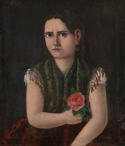 一个女人的肖像 作者 不明