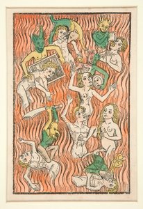 炼狱》，插图，选自《灵魂根源花园 作者 不明